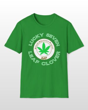 lucky seven leaf clover stoner tee