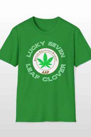lucky seven leaf clover stoner tee