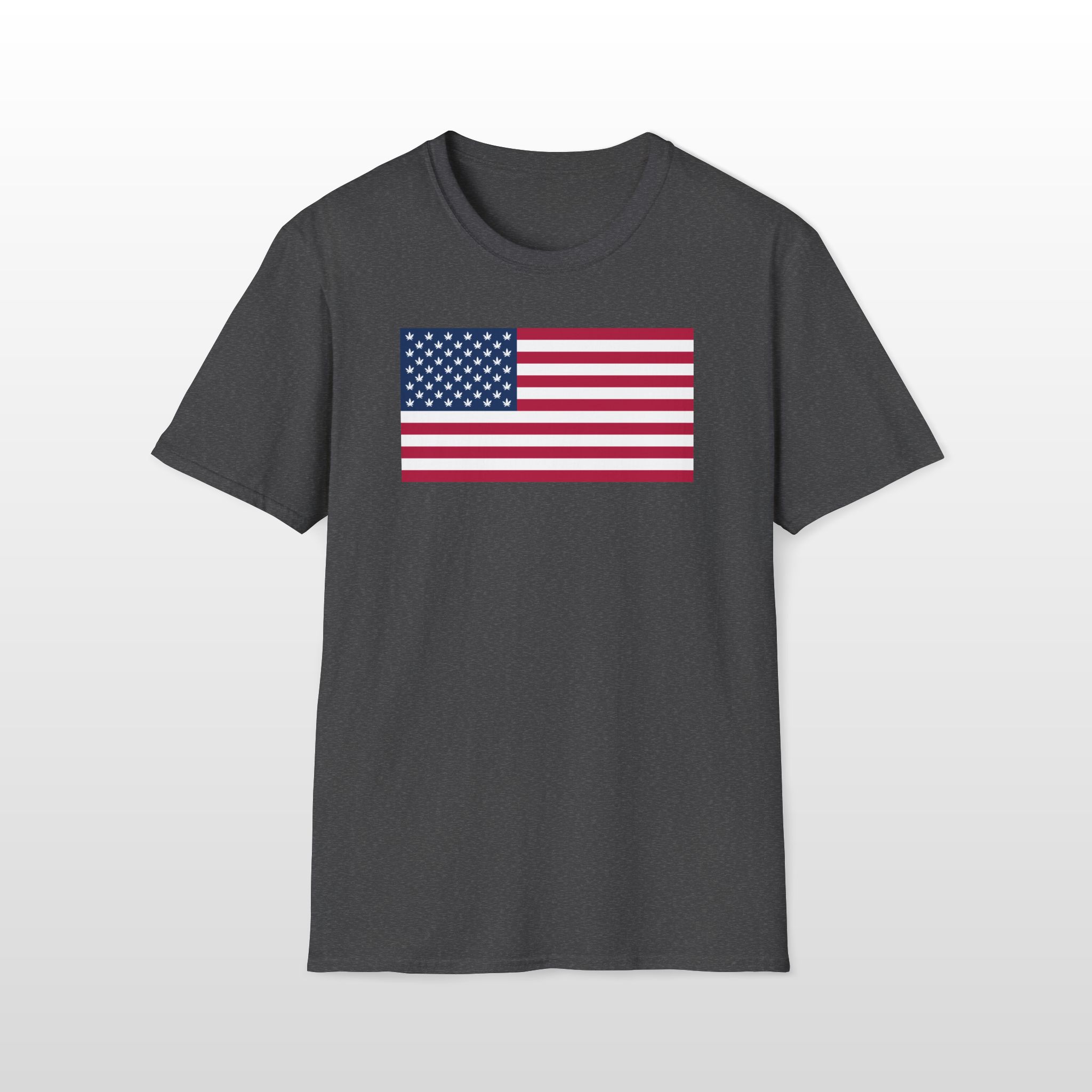 weeds and stripes 420 tee