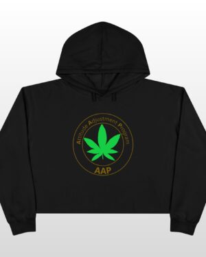 follow the program aap original crop hoodie