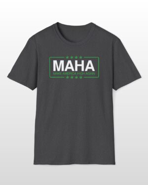 maha make america high again 420 tee