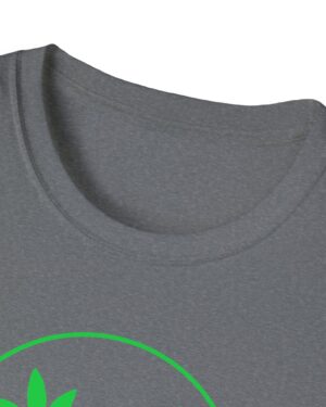 follow the program aap original smiley face green outline 420 tee