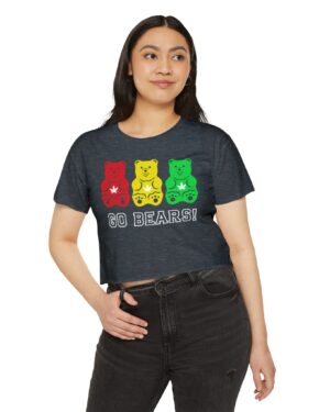 go bears 420 crop tee