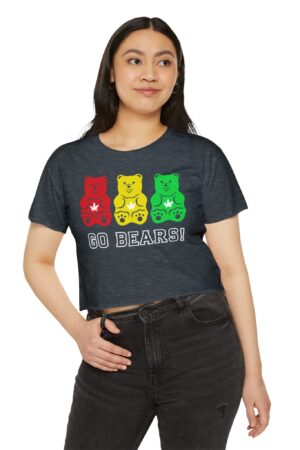 go bears 420 crop tee