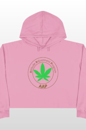 follow the program aap original crop hoodie