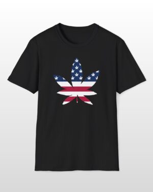 puff it up for freedom leaf 420 tee