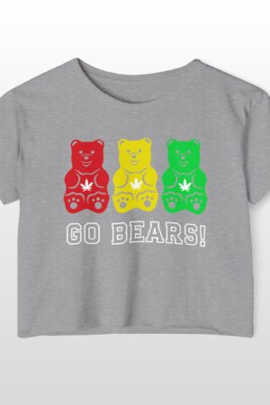 go bears 420 crop tee