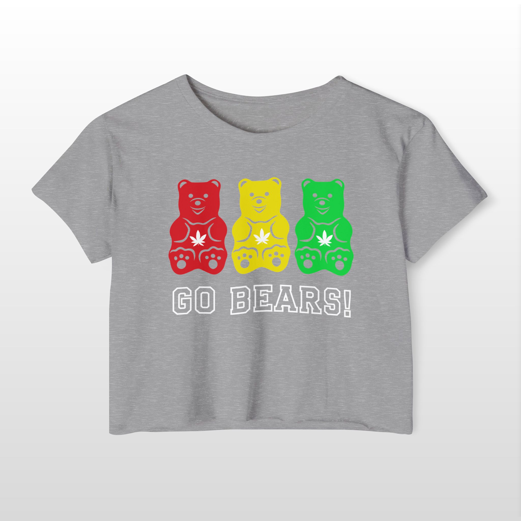 go bears 420 crop tee