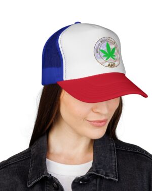 puff it up for freedom aap original freedom logo trucker cap