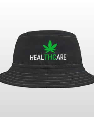 healthcare 420 black bucket hat