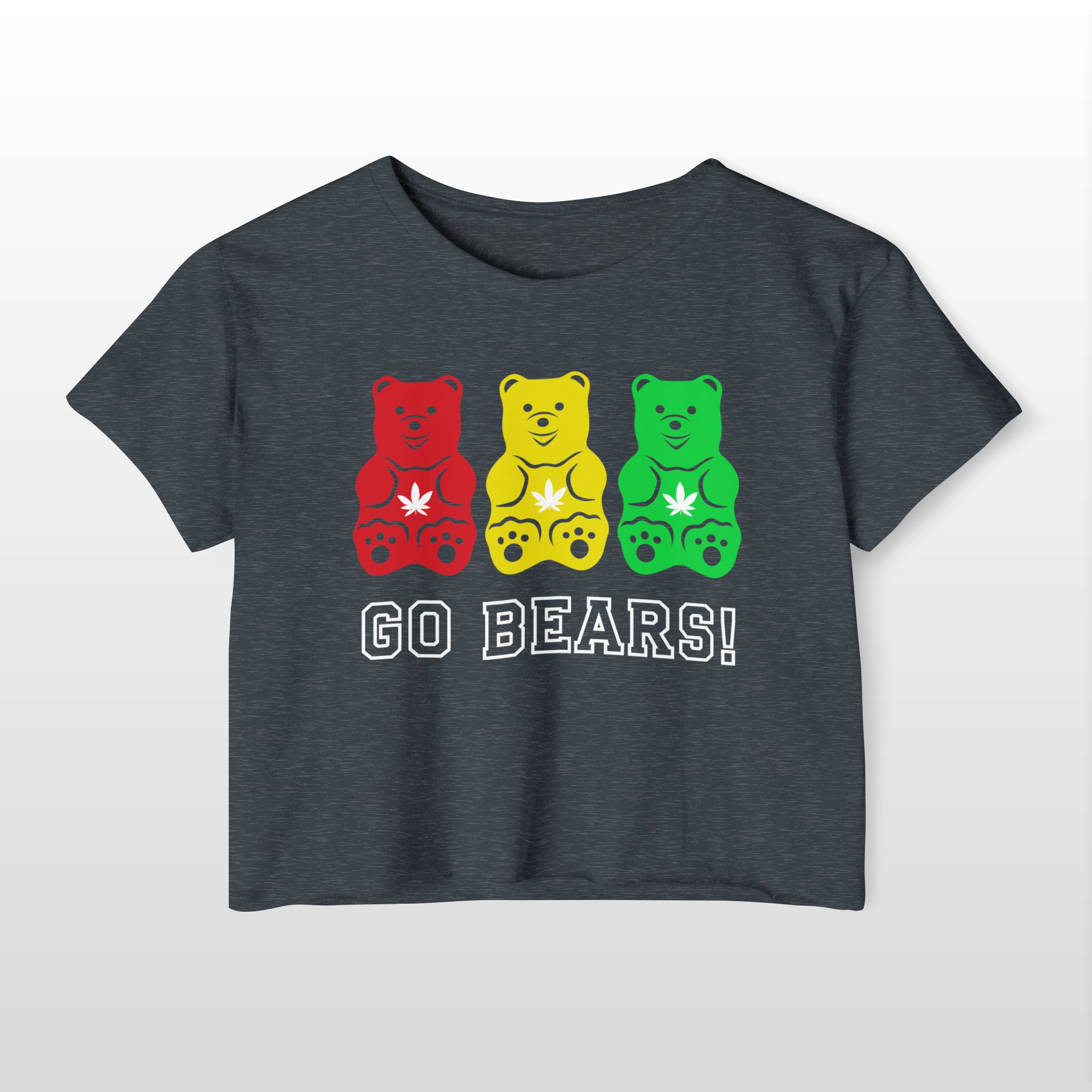 go bears 420 crop tee