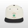 loner stoner flat bill snapback cap