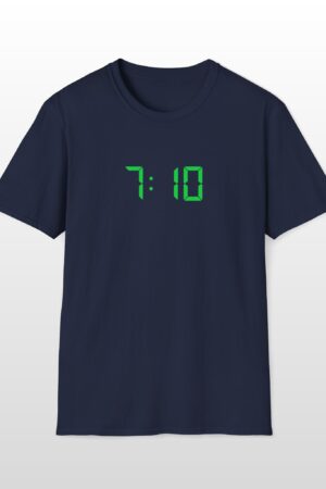 710 digital clock tee
