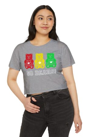 go bears 420 crop tee
