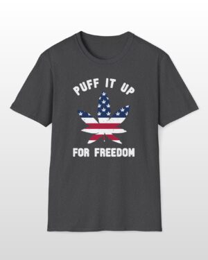 puff it up for freedom 420 tee