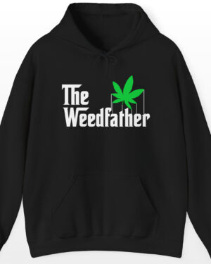 the weedfather 420 stoner hoodie