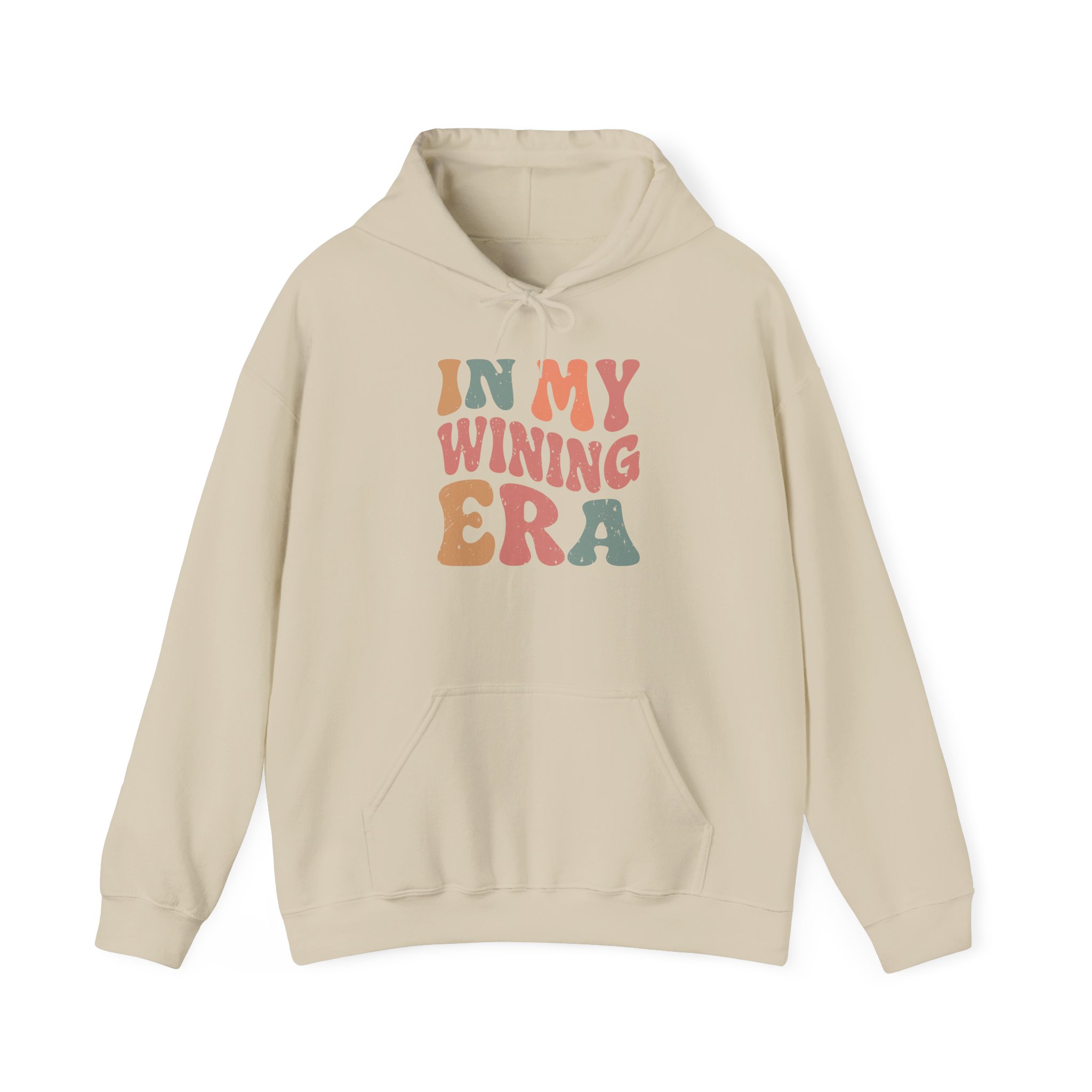 in my wining era funny drinking hoodie