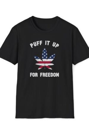 puff it up for freedom 420 tee