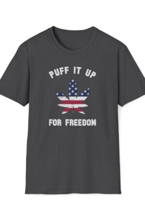 puff it up for freedom 420 tee