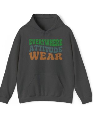 everywhere attitude wear retro hoodie