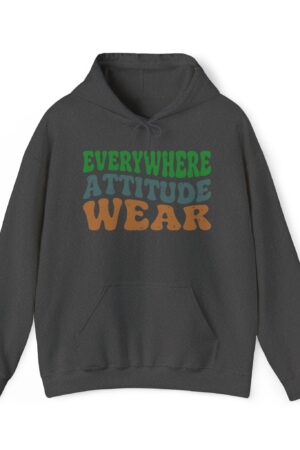everywhere attitude wear retro hoodie