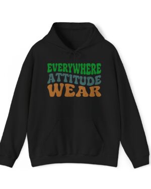everywhere attitude wear retro hoodie