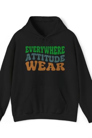 everywhere attitude wear retro hoodie
