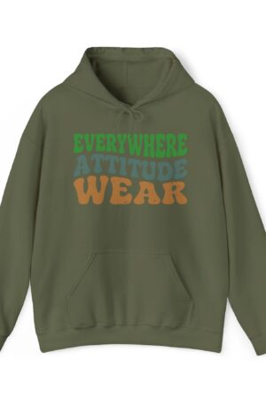 everywhere attitude wear retro hoodie