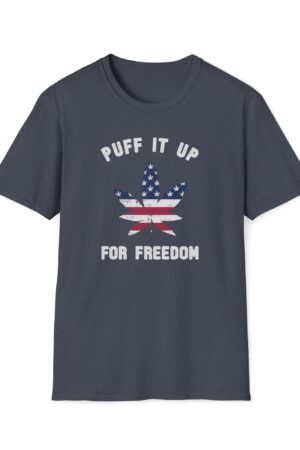 puff it up for freedom 420 tee