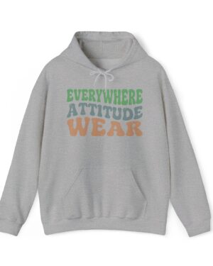 everywhere attitude wear retro hoodie