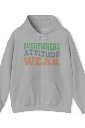 everywhere attitude wear retro hoodie