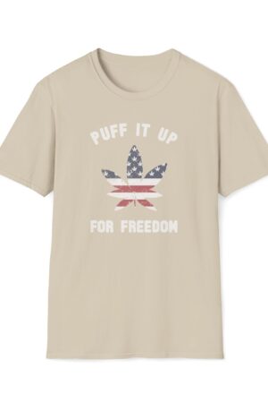 puff it up for freedom 420 tee