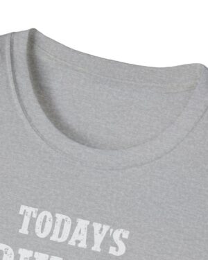today's adjusted attitude sponsored by whiskey funny drinking tee