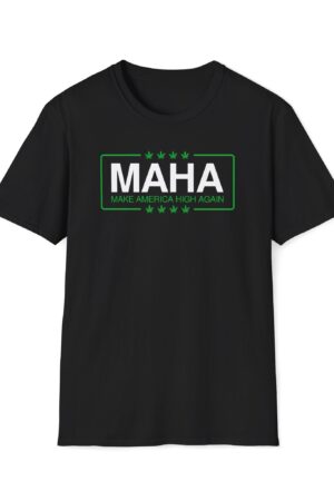 maha make america high again 420 tee