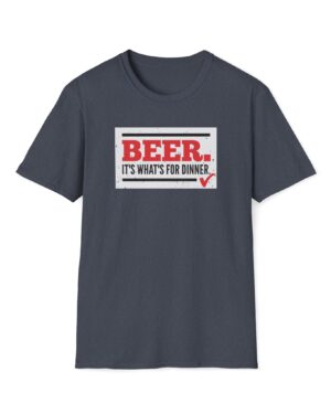 beer it's what's for dinner funny drinking tee