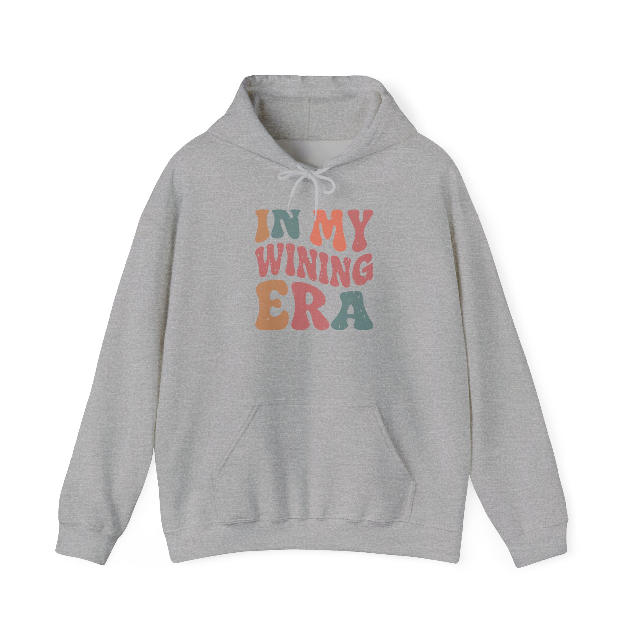 in my wining era funny drinking hoodie