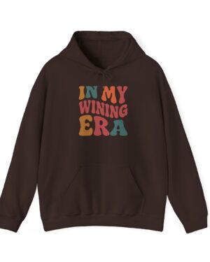 in my wining era funny drinking hoodie