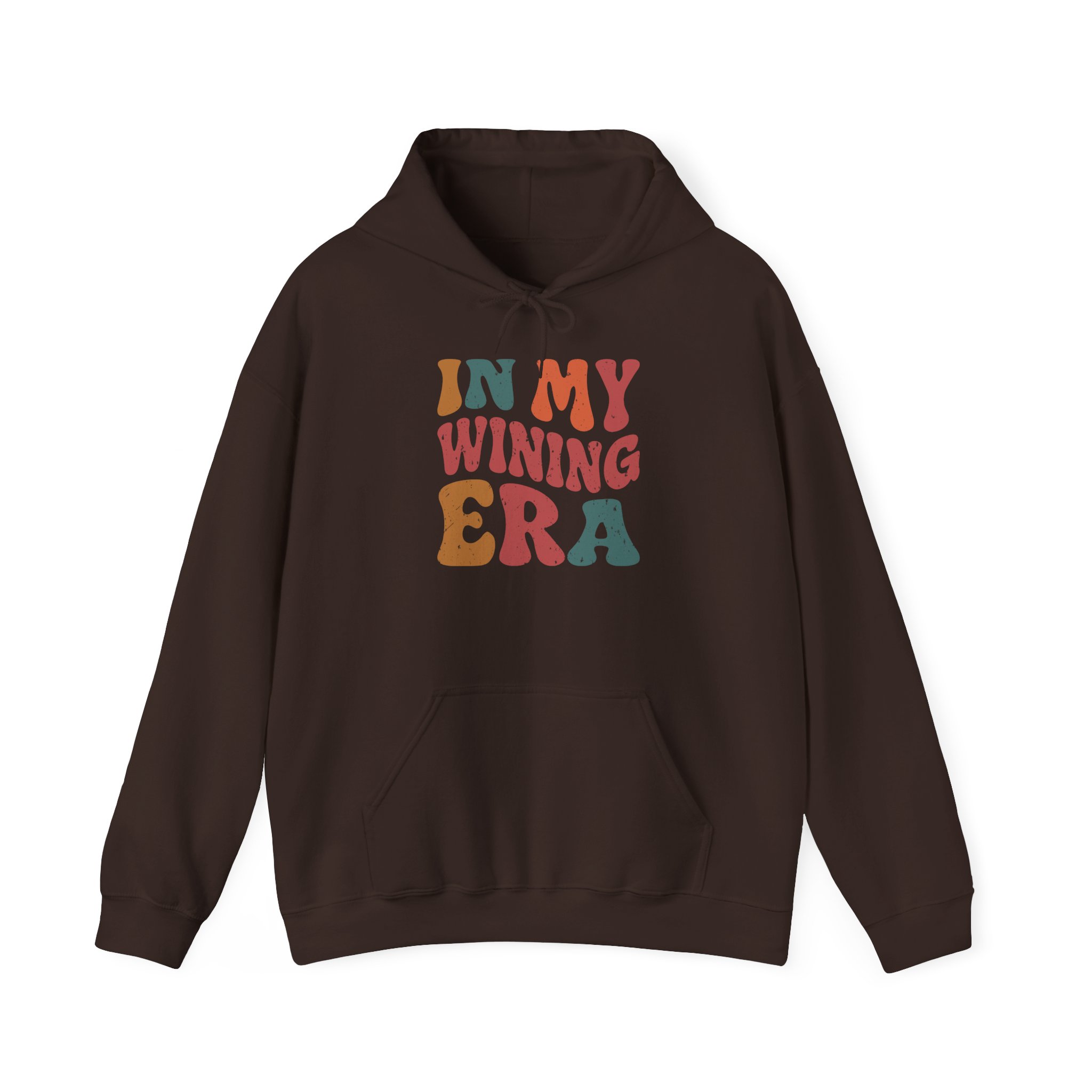 in my wining era funny drinking hoodie