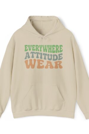 everywhere attitude wear retro hoodie