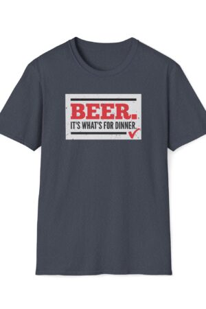 beer it's what's for dinner funny drinking tee