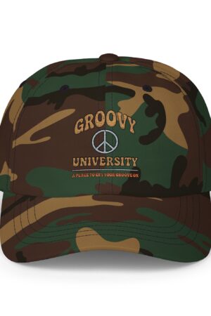 groovy university a place to get your groove on classic dad hat