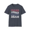 make america groovy again funny vintage tee