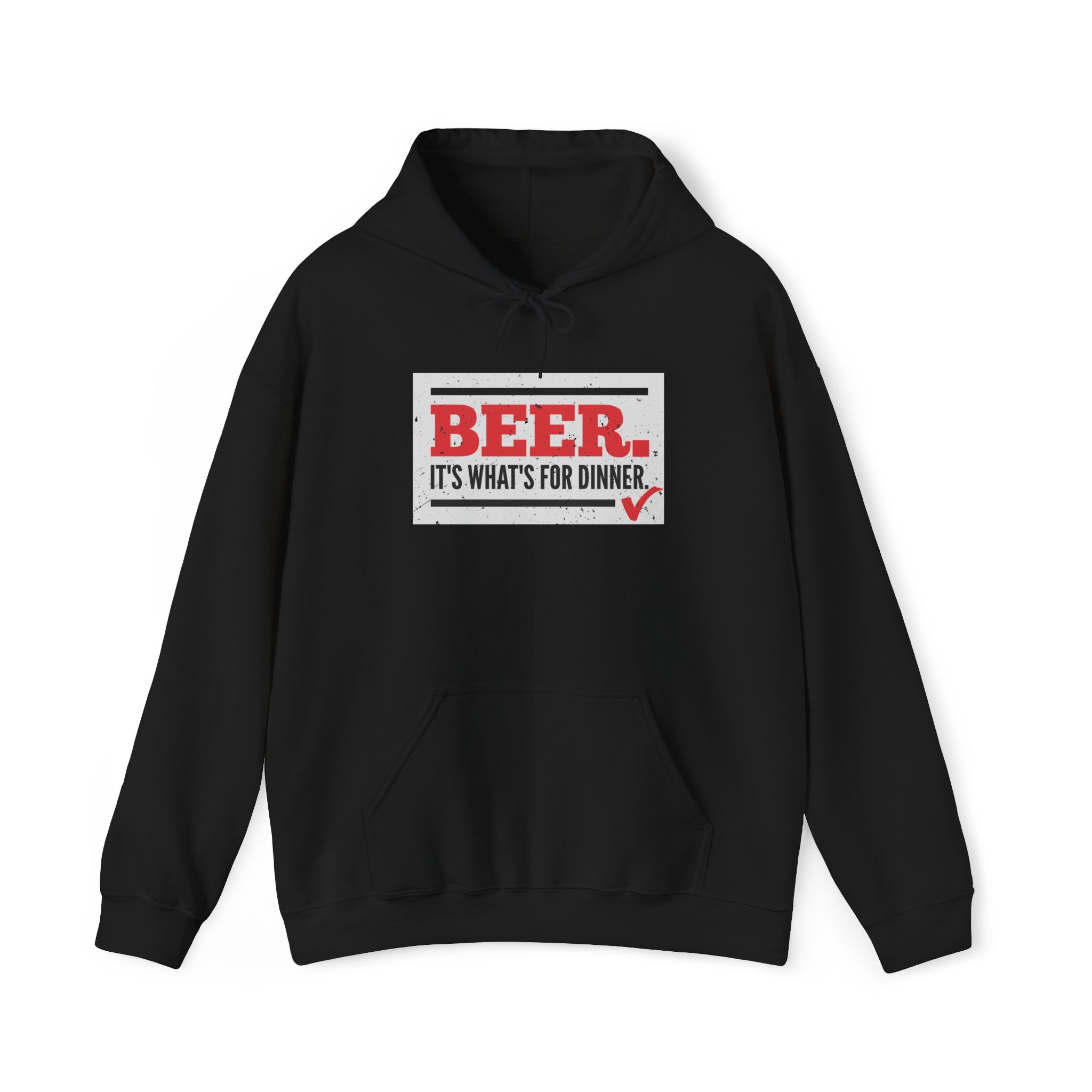 beer it's what's for dinner funny drinking hoodie