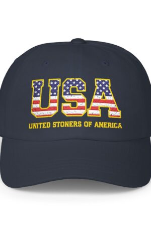 usa united stoners of america embroidered 420 dad hat