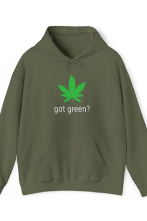 got green? stoner hoodie