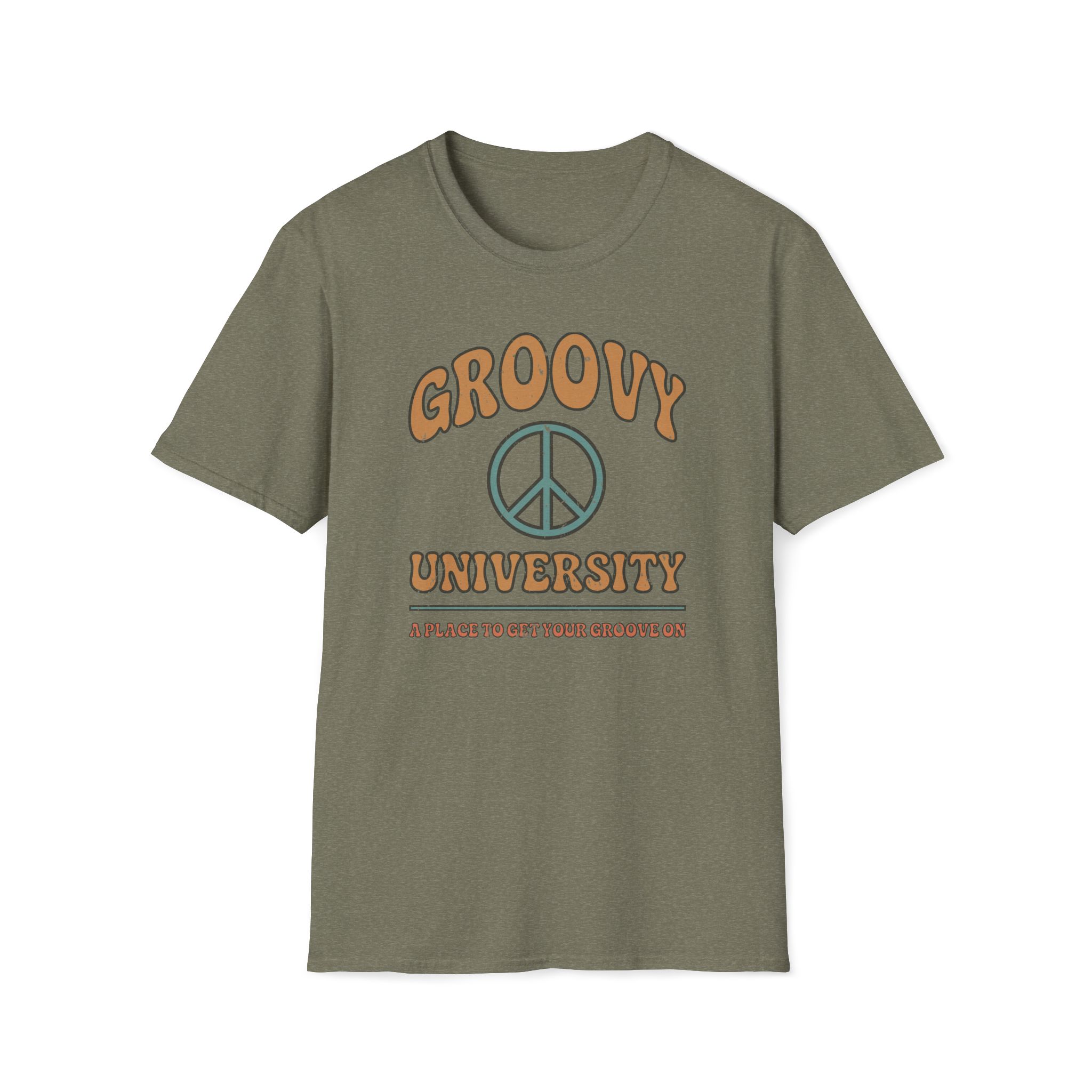 groovy university a place to get your groove on vintage tee