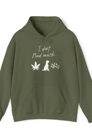 i don't need much 420 stoner hoodie