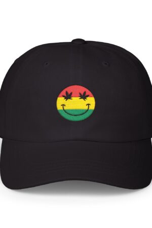 happy daditude 420 embroidered dad hat