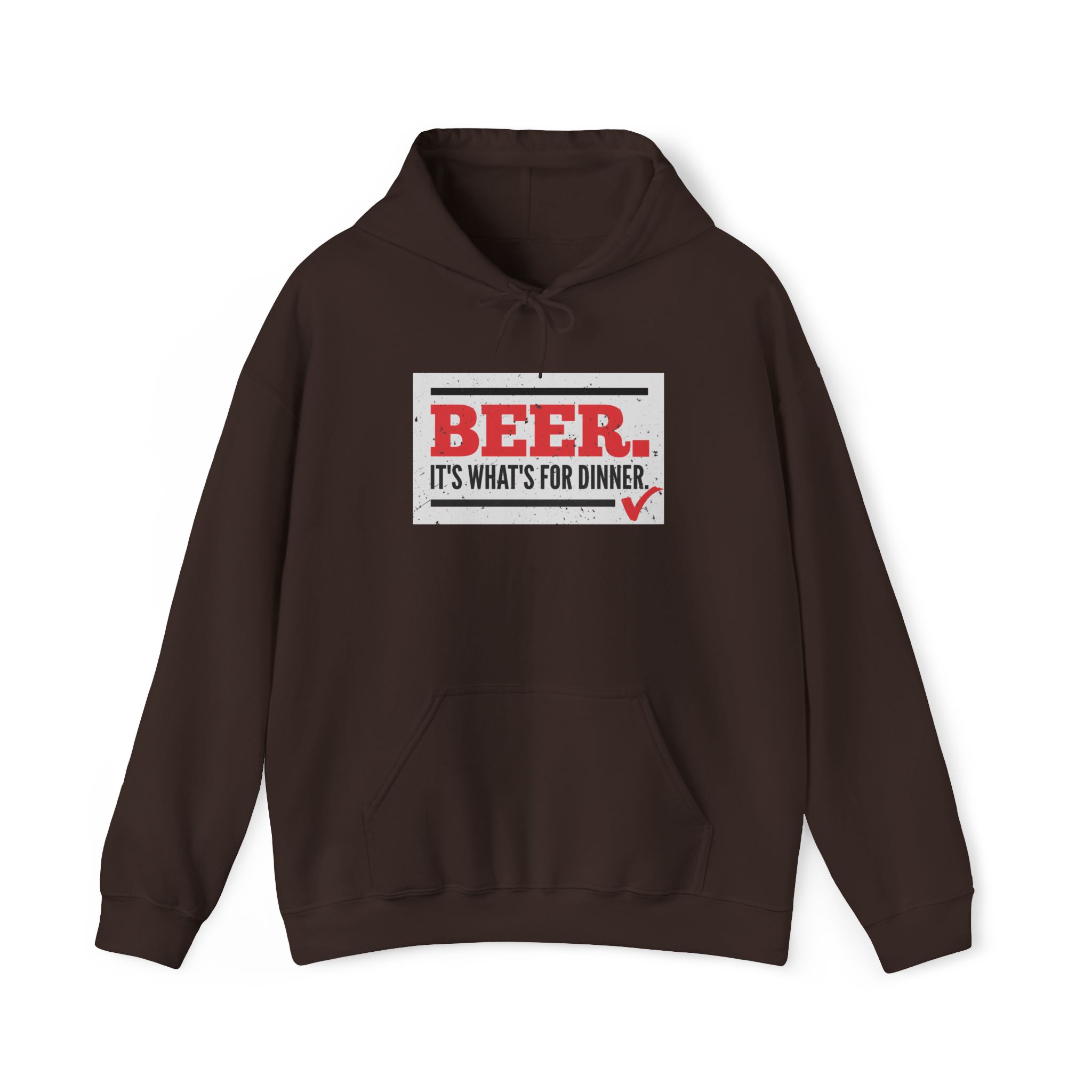 beer it's what's for dinner funny drinking hoodie