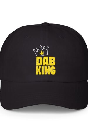 dab king embroidered 420 dad hat